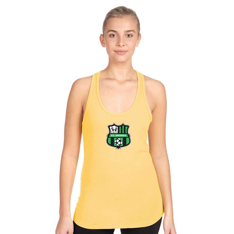 Women's U.S. Sassuolo Soccer Next Level Ideal Racerback Tank
